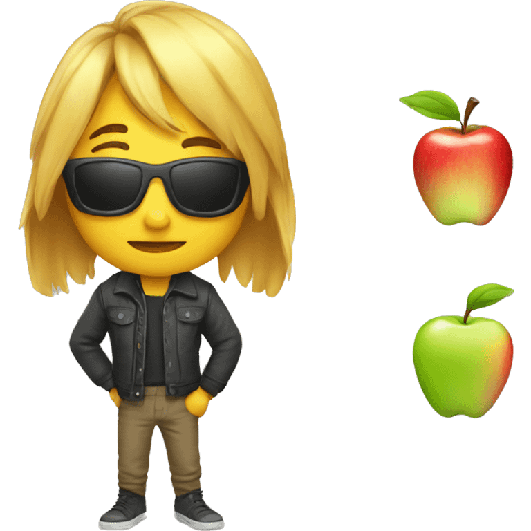 cool apple emoji