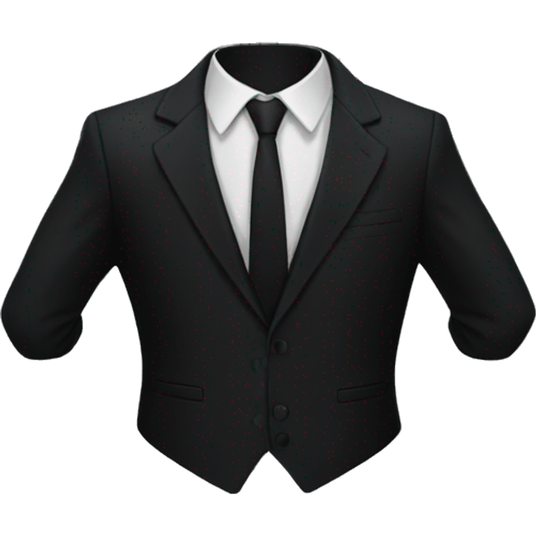 a black suit piece of cloth item only emoji