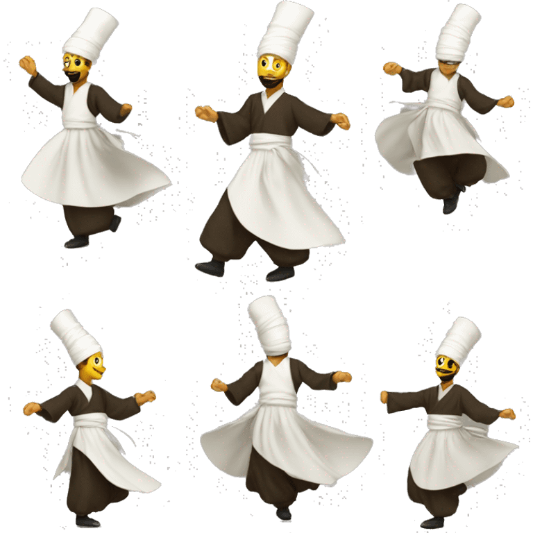 A whirling dervish emoji