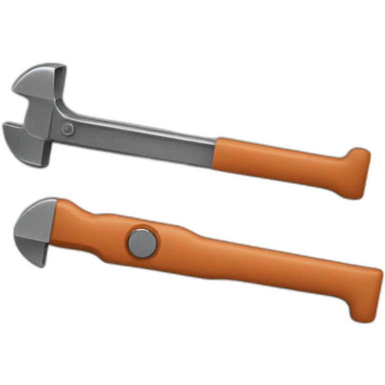 pipe and pipe wrench emoji