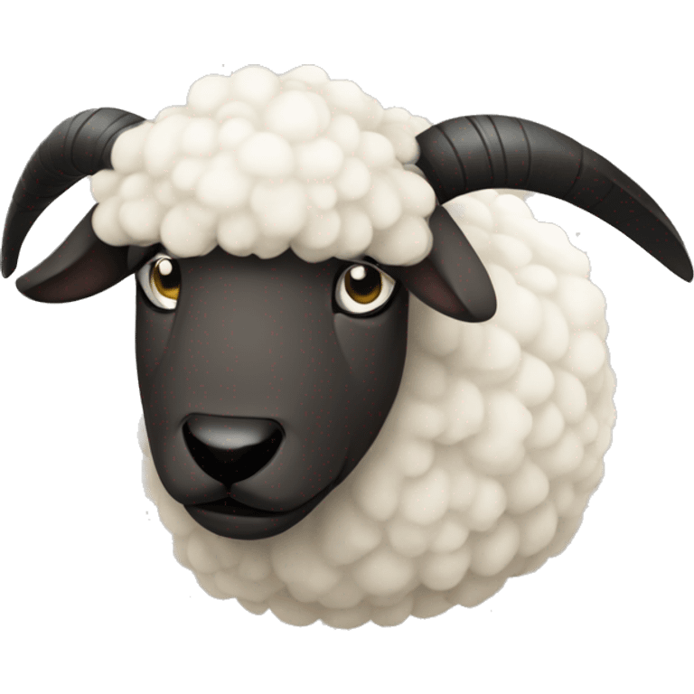 valais blacknose sheep emoji