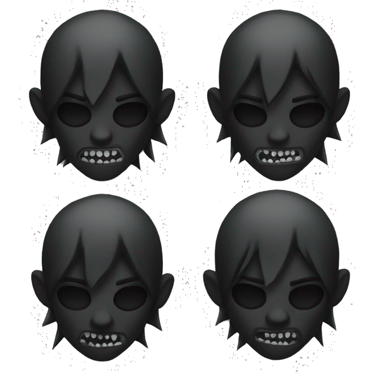 black metal dark emoji