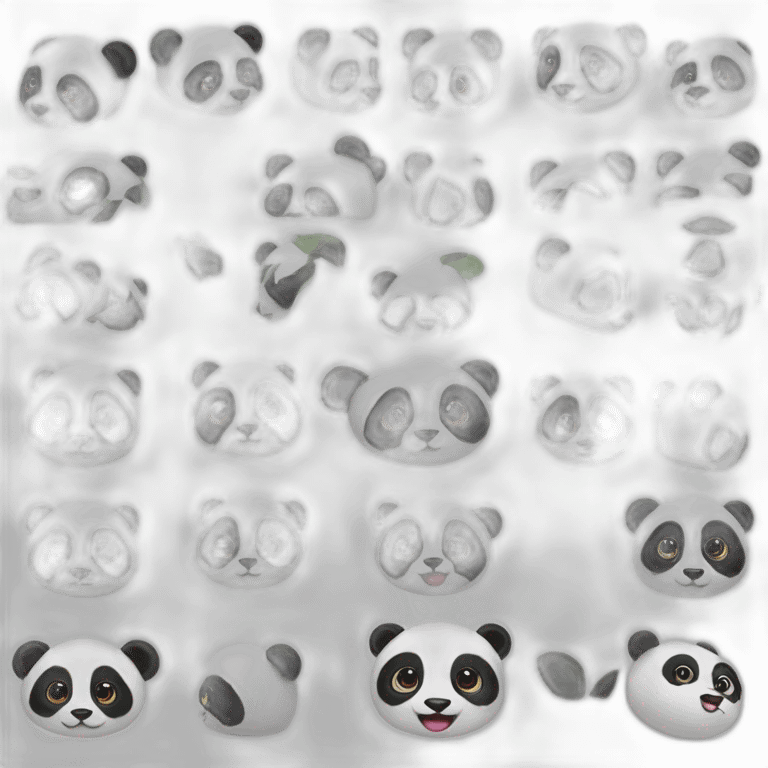 Panda hej emoji