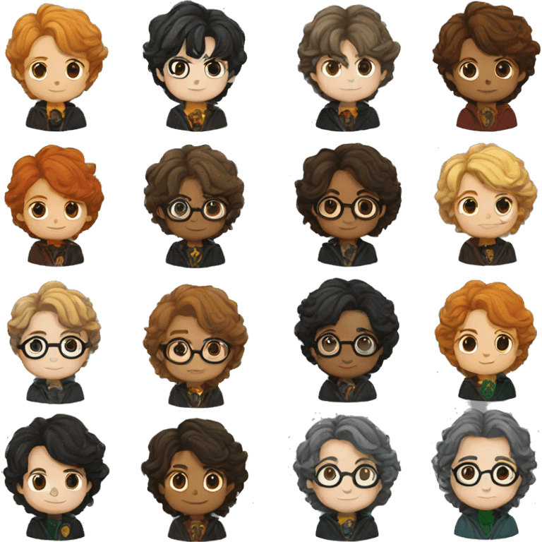 harry potter houses emoji