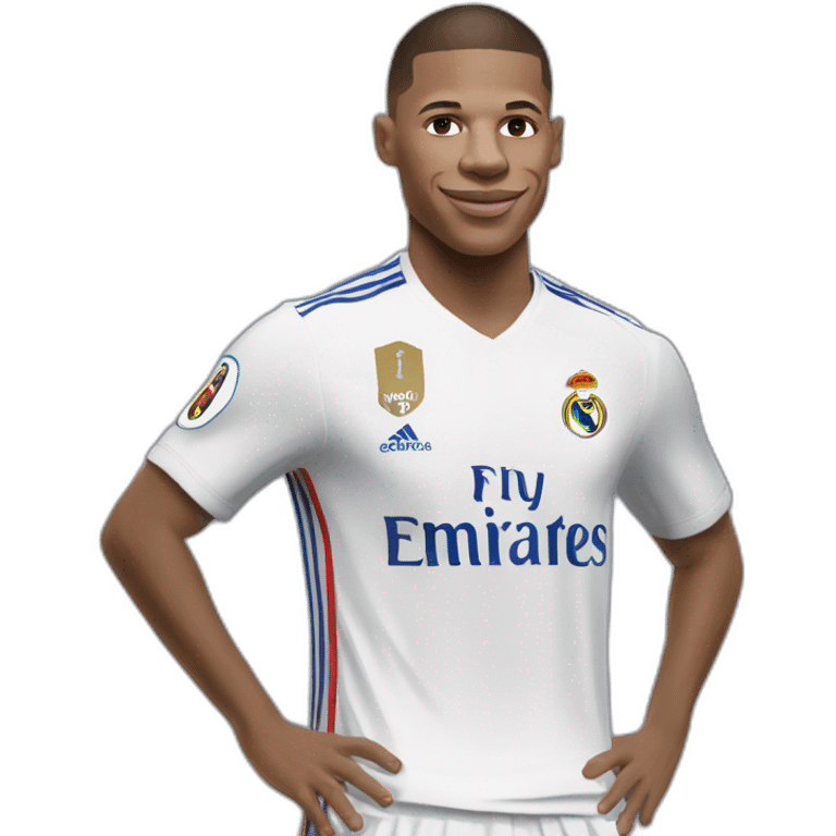 mbappé au réal Madrid  emoji