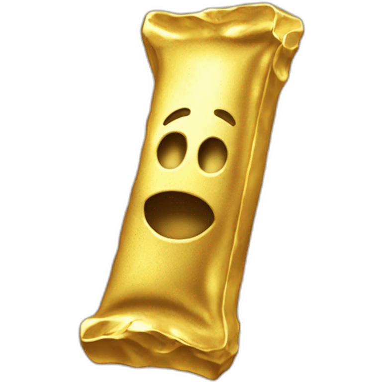 dust becoming gold bar emoji