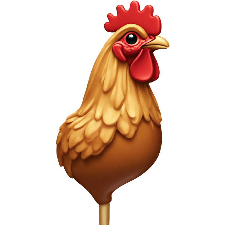 caramel lollipop cockerel emoji