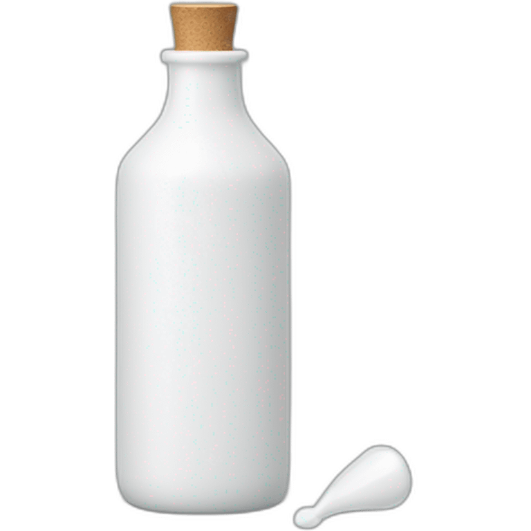 white bottle dropper emoji