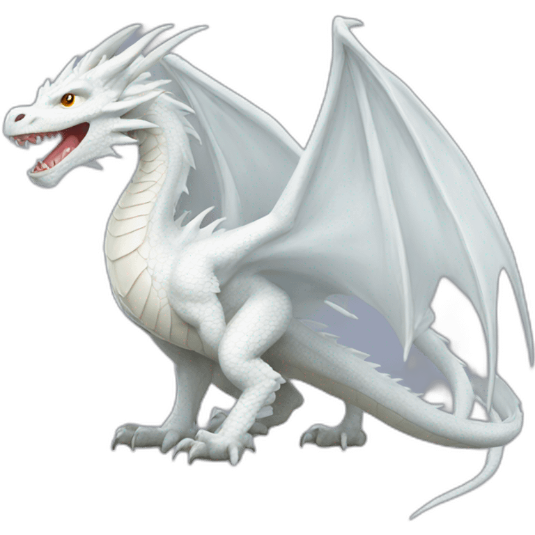 white dragon emoji