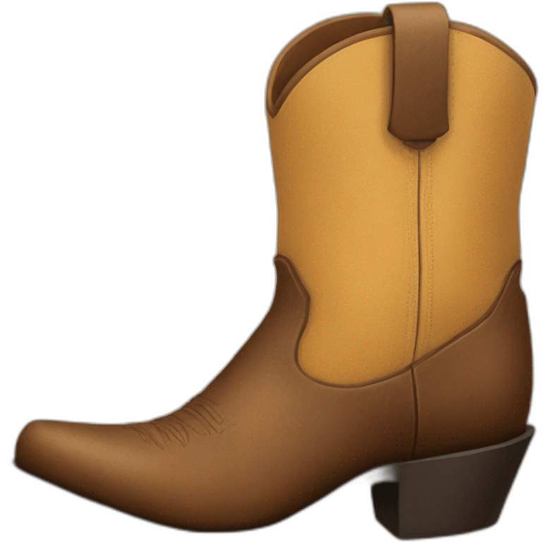 Santiag boot originally  emoji