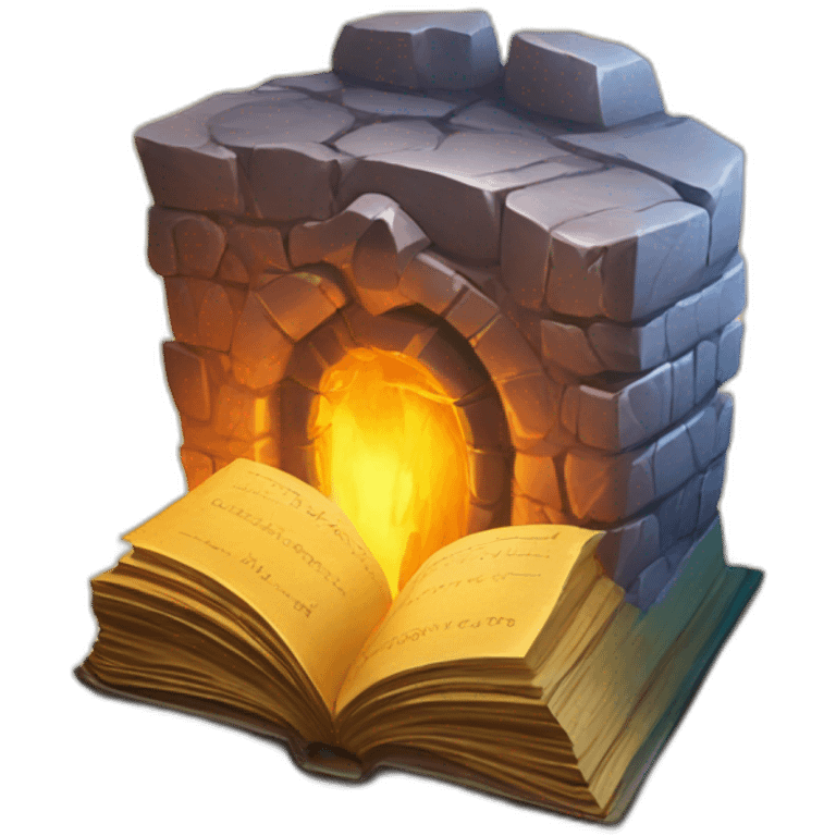 dungeon and dragon book emoji