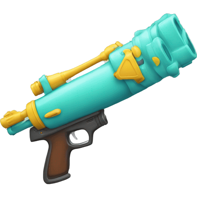 long water gun emoji