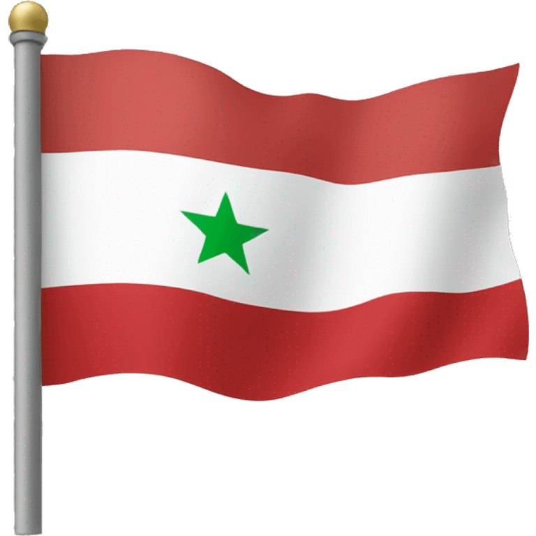 New Syrian flag  emoji