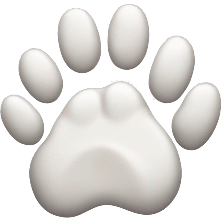 White cat paw emoji