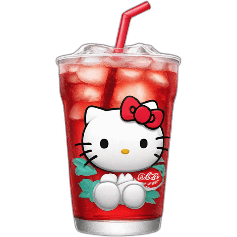 Hellokitty Drink Coke emoji