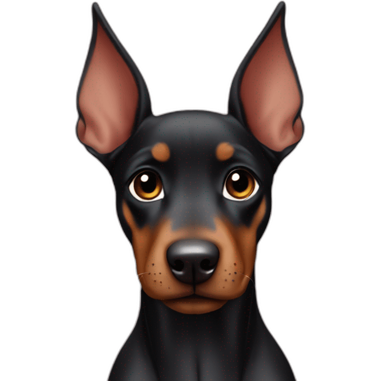 baby doberman emoji