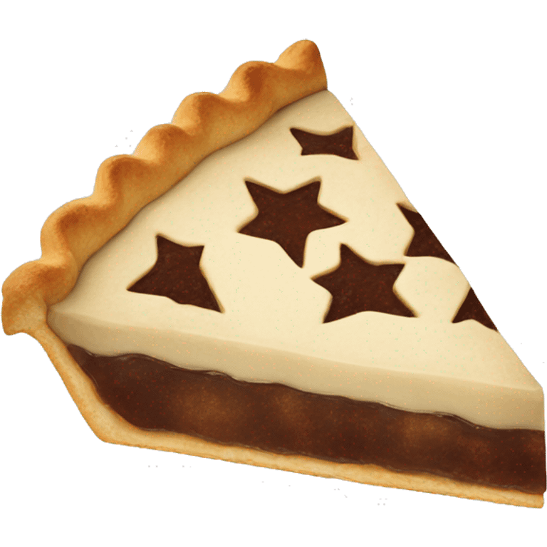 christmas pie slice  emoji