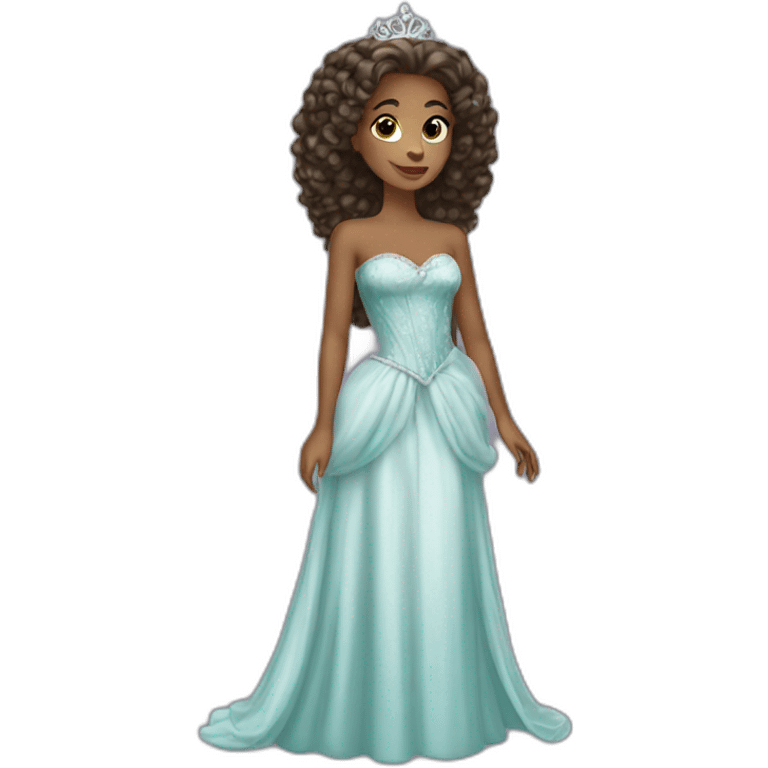 Very Beautyful princess in an expensive long dress emoji