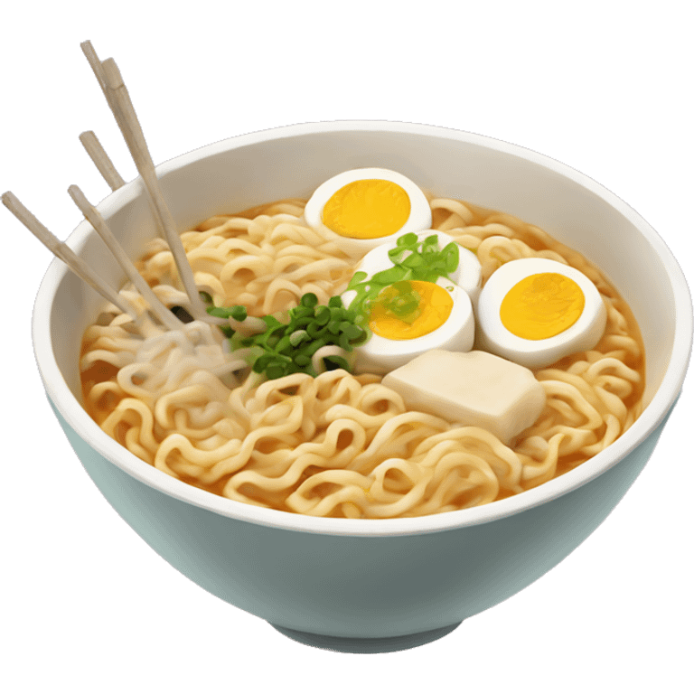 a bowl of ramen emoji