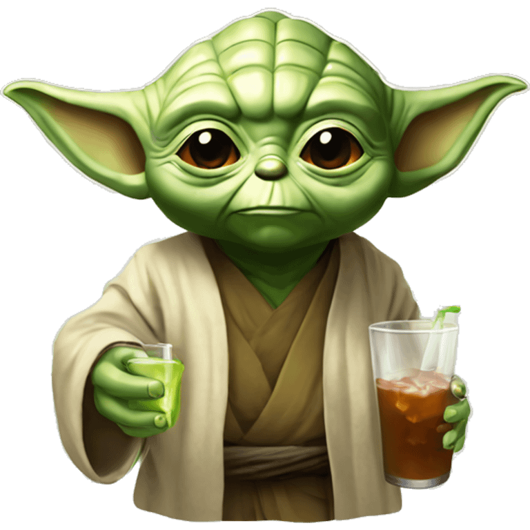 Yoda-drink-coca emoji