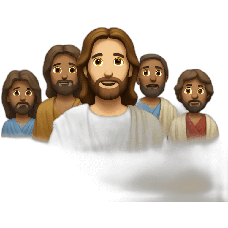 Jesus and disciples emoji