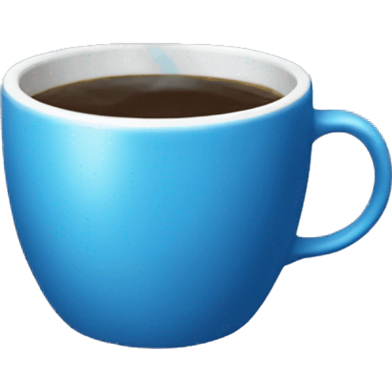 blue coffee cup aesthetic emoji