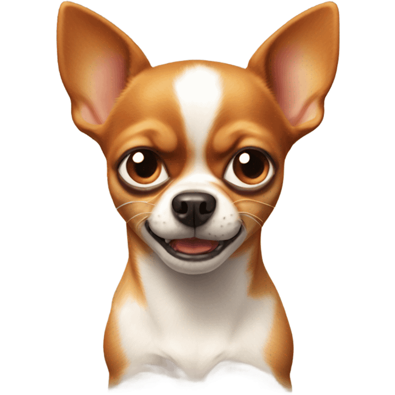 Angry redhead chihuahua emoji