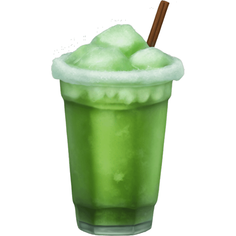 iced matcha emoji