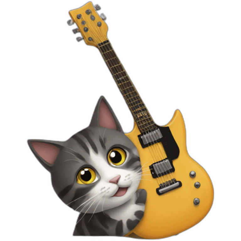 cat-guitar-rock emoji