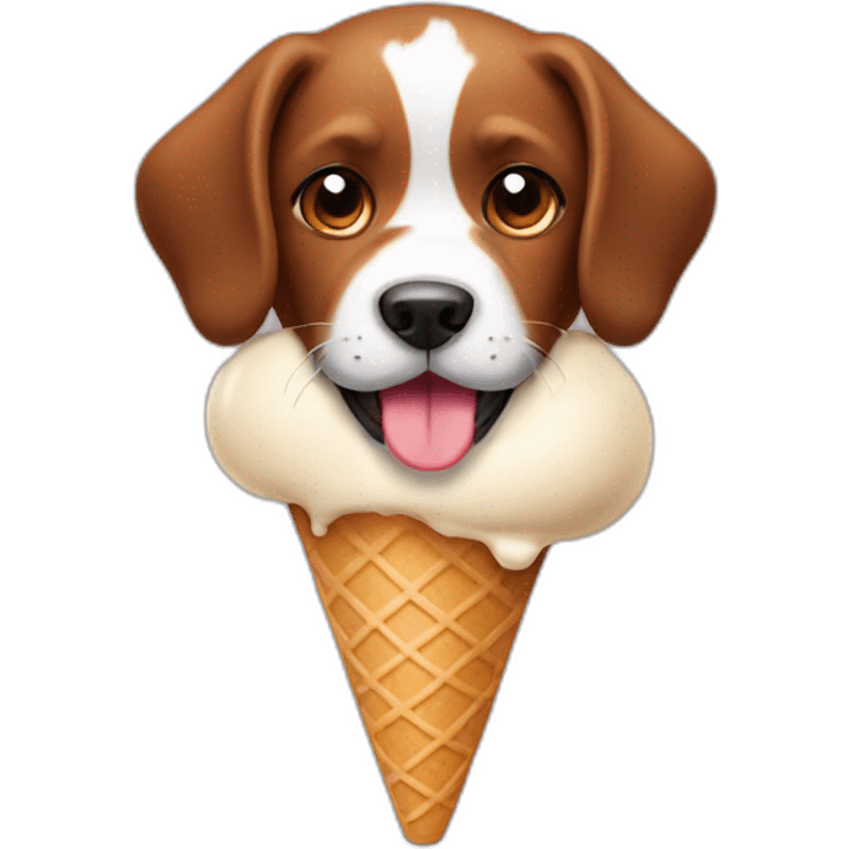 dog icecream emoji