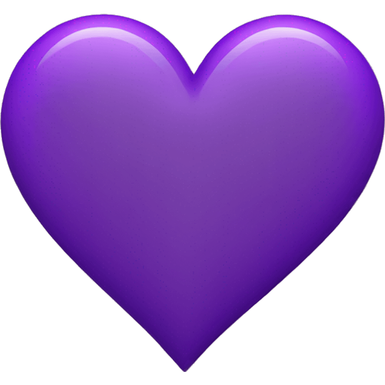 Heart purple  emoji