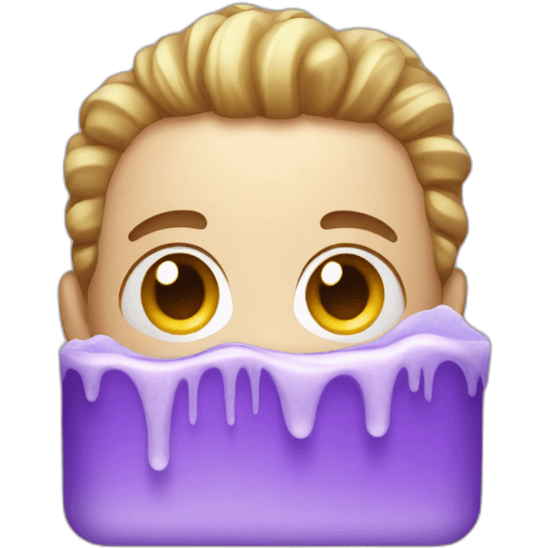 purple soap emoji