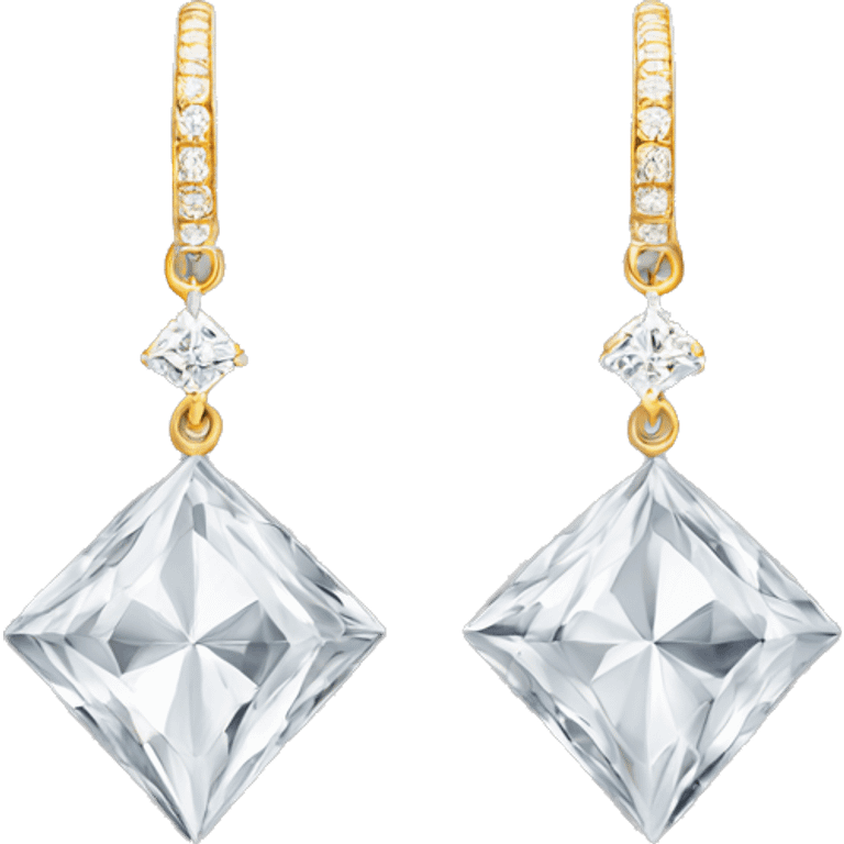 Earrings DIAMOND emoji