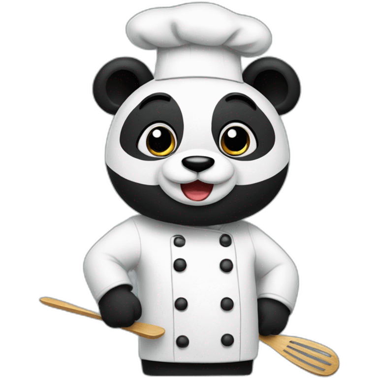 A panda chef emoji