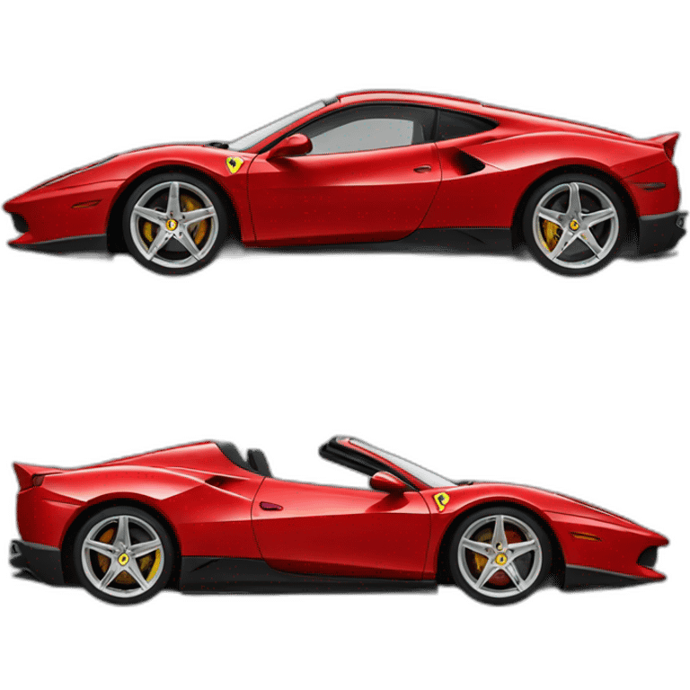 Red Ferrari emoji