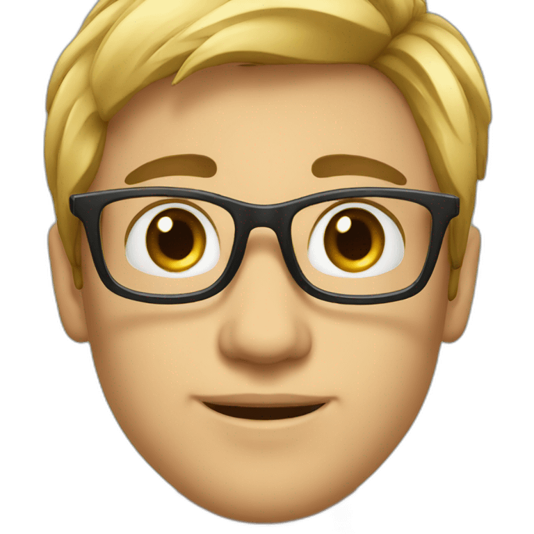 say bye to glasses emoji