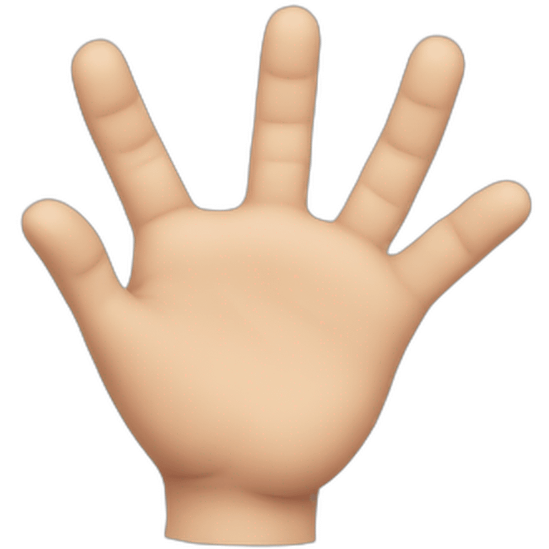 hand with 10 fingers emoji