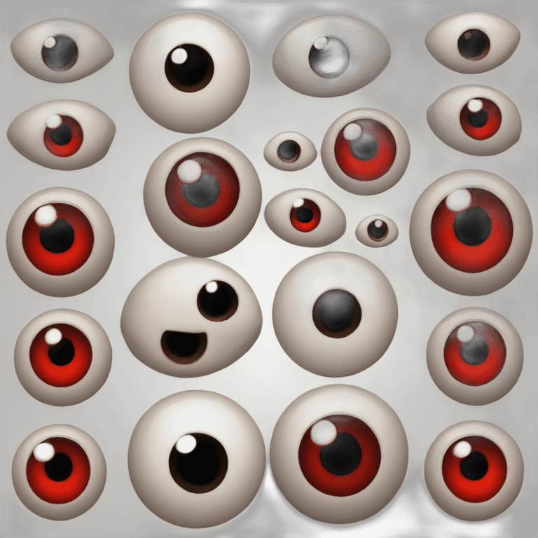 bloodshot eye emoji