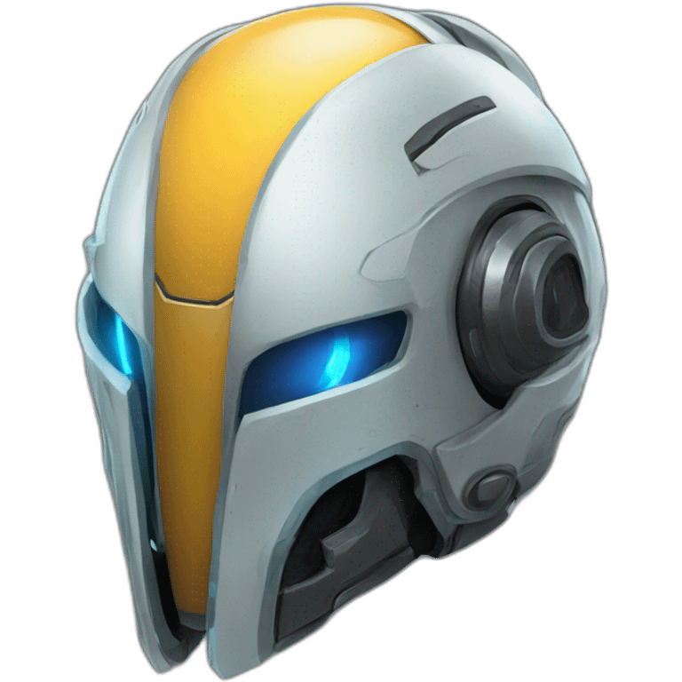 futuristic Technomancer Helmet emoji