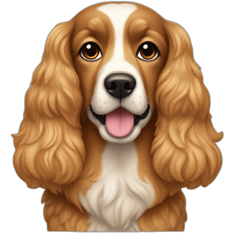 Perro cocker emoji