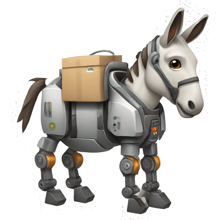 burro robot emoji