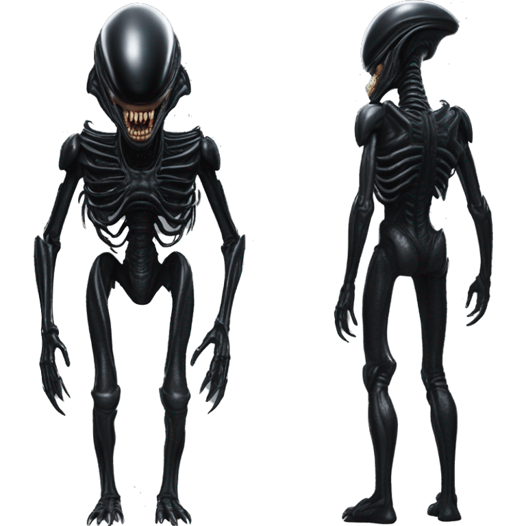 Xenomorph full body emoji