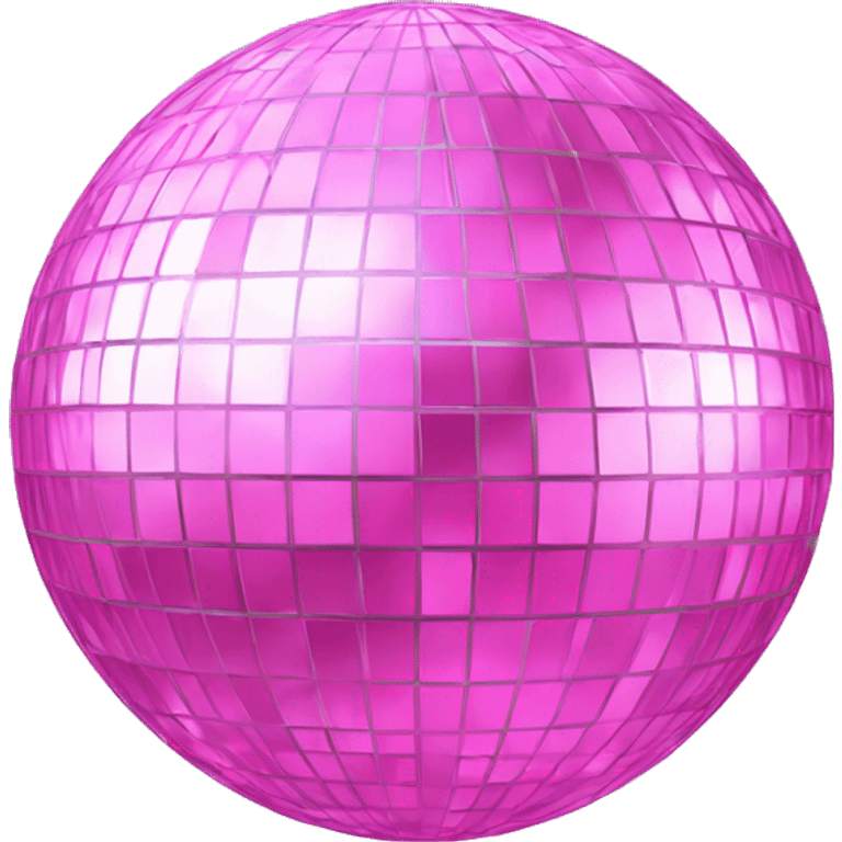 Pink pastel disco ball emoji