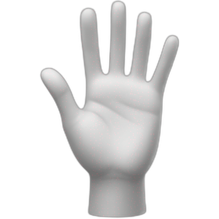 white waving hand emoji