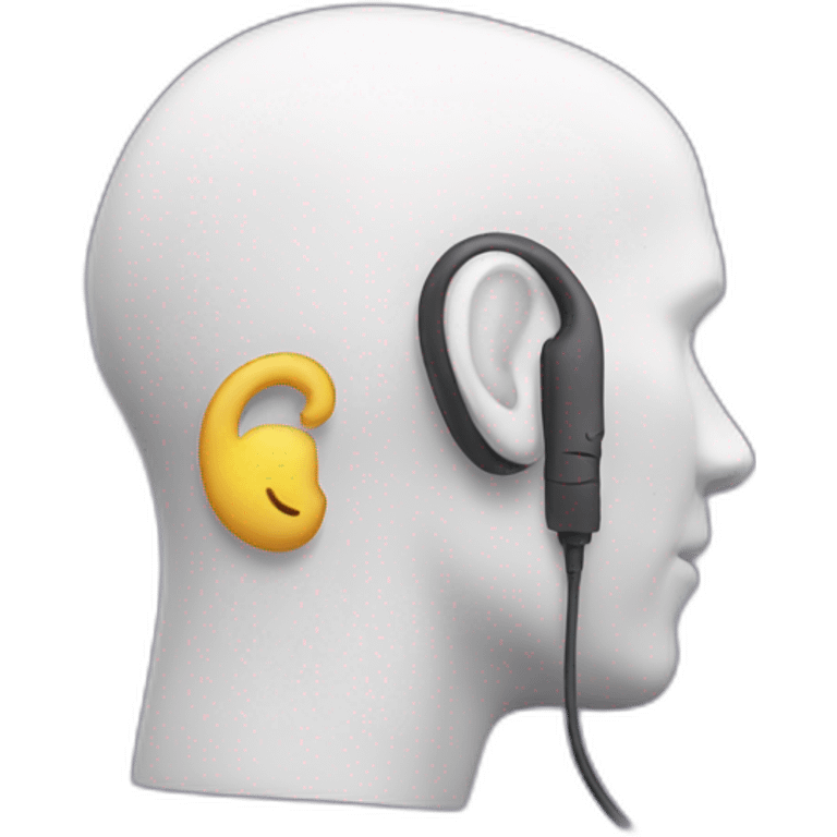 ear pods worn emoji