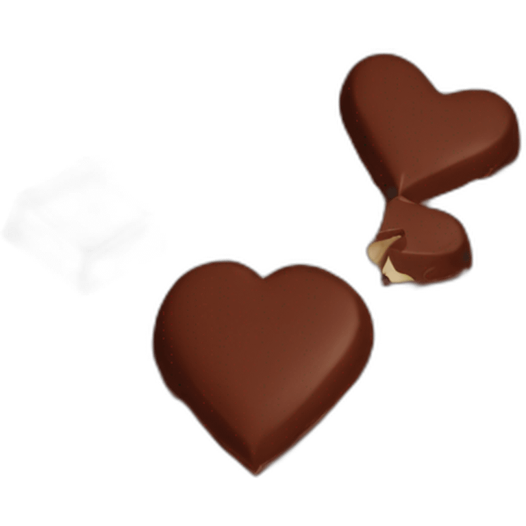 broken heart chocolate emoji