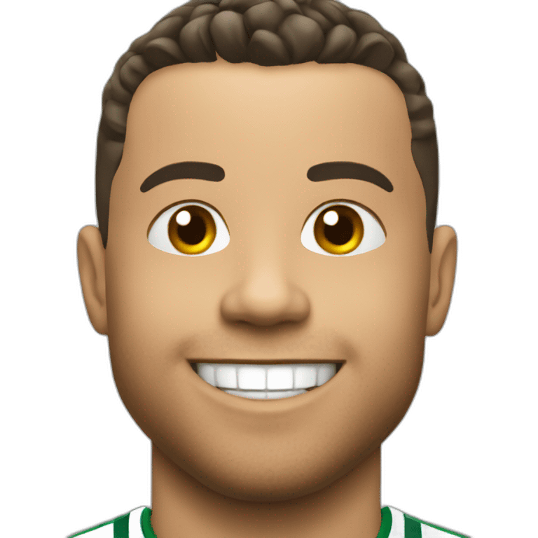 Happy ronaldo emoji