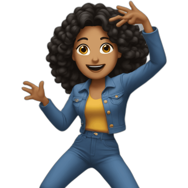 elaine dance emoji