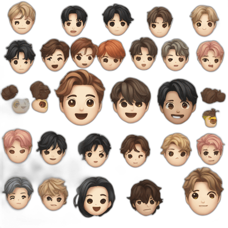 Seventeen kpop emoji