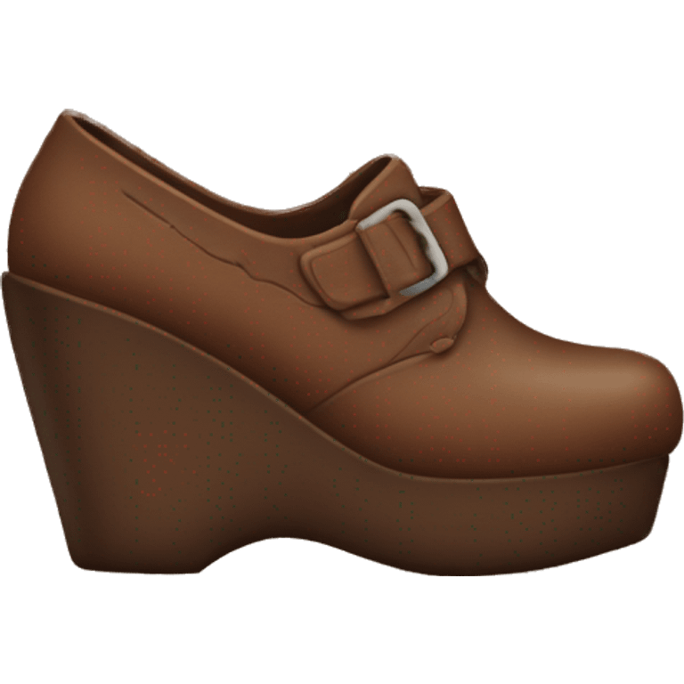 brown heel emoji